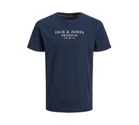 JACK & JONES Camiseta con Logotipo de Blue Archie, Azul Marino, XL