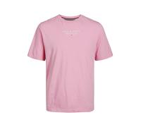 Jack & Jones Premium Camiseta 'JPRBLUArchie' rosa claro / blanco, Talla M