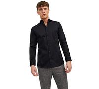 Jack & Jones Premium Jjprparma Shirt L/s Noos - Camisa para Hombre, Color Schwarz (Black/Super Slim), Talla XL