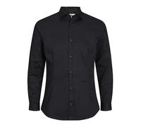 JACK & JONES Premium Jjprparma Shirt L/s Noos - Camisa para Hombre, Color Schwarz (Black/Super Slim), Talla 2XL
