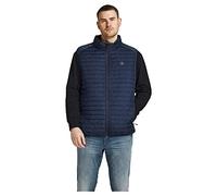 JACK & JONES Chaleco Acolchado sin Mangas de transición y Chaqueta Blouson JJEMULTI, Color:Azul, Talla de Chaqueta:XXL