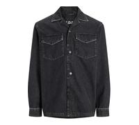 JACK & JONES Rddrob Ri 329 Sn-Camiseta para Hombre Chaqueta de Jean, Black Denim, L