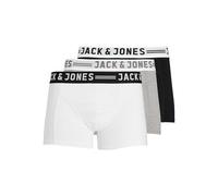 JACK & JONES SENSE TRUNKS 3-PACK Bóxer, Gris (Light Grey Melange), X-Large (Pack de 3) para Hombre