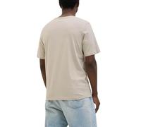 JACK & JONES Shape tee SS Crew Neck Jjhawaii-Camiseta de Manga Corta con Cuello Redondo, Rayo de Luna, XXL para Hombre