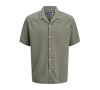 JACK & JONES Shirt Camiseta Joreaster Patras Resort SS, Mulled Basil, XL Hombres