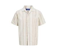 JACK & JONES Shirt Camiseta Jorluke Boheme Resort SS, Crudo, XXL Hombres