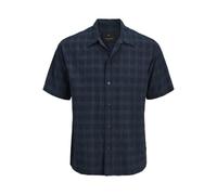 JACK & JONES Shirt Camiseta Jprblavance Dobby S/S, Azul Oscuro, M Hombres