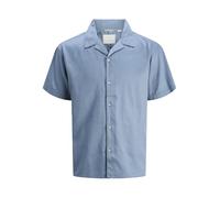 JACK & JONES Shirt Camiseta Jprccandrew Resort S/S, Color Azul, L Hombres