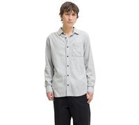 JACK & JONES Shirt Jjeclassic Melange Camiseta L/S Noos, Gris Claro, S Hombres