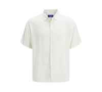 JACK & JONES Shirt Jorjoshua-Camiseta Viscosa SS, Cloud Dancer, S Hombres