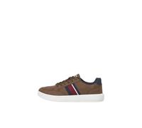 JACK & JONES Sneaker, Jfwjohnson PU Combo Zapatillas Hombre, coñac, 40 EU