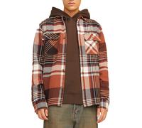 Jack & Jones Sobrecamisa de manga larga con bolsillo en el pecho para hombre. Naranja L (4)