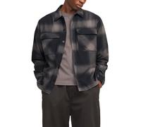 Jack & Jones Sobrecamisa relaxed con bolsillos solapados delanteros con cierre mediante abotonadura. Gris oscuro S (2)