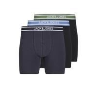 JACK & JONES Solid Briefs 3 Pack Jacteddy-Calzoncillos Tipo bóxer (3 Unidades), Negro, x_l (Pack de 3) Hombres