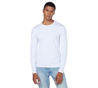 Jack & Jones Storm Sweat - Camiseta de manga larga con cuello redondo para hombre, color blanco (optical white), talla 52