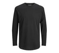 JACK & JONES Storm Sweat - Camiseta de Manga Larga con Cuello Redondo para Hombre, Color Negro, Talla 52