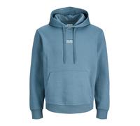 JACK & JONES Sudadera azul cian / blanco M azul cian / blanco