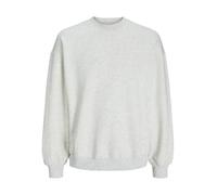 JACK & JONES Sudadera básica Cuello Redondo - Jersey de Manga Larga sólido JJEBRADLEY., Color:Blanco, Talla Sudadera:L