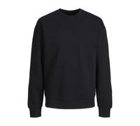 JACK & JONES Sudadera básica de Manga Larga para Hombre Jersey cálido sin Capucha JJESTAR, Color:Negro, Talla Sudadera:M