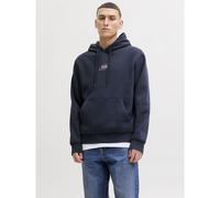 JACK & JONES Sudadera con capucha. Color Azul Marino