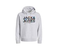 JACK & JONES Sudadera con capucha - Hoodie JJGEPLAS gris | S