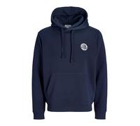 JACK & JONES Sudadera con Capucha Jjalliance, Azul Marino, XL