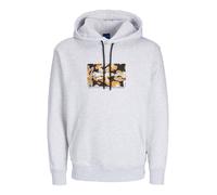 Jack & Jones Sudadera con capucha mangas largas con lisa de hombre. Blanco XL (5)