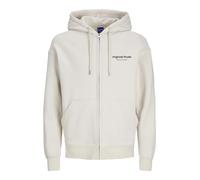 Jack & Jones Sudadera con Capucha para Hombre con Cremallera básica, Moonbeam, M