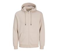 Jack & Jones Sudadera con Capucha para Hombre con Cremallera básica, Moonbeam, M
