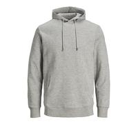 Jack & Jones Sudadera con Capucha para Hombre Jjebasic Noos, Gris Claro. Ajuste: Regular, XS