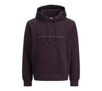 JACK & JONES Sudadera con Capucha para Hombre Jjestar JJ Noos Pls, Plum, 4XL