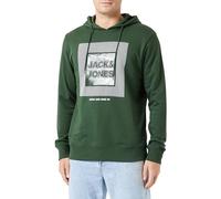 JACK & JONES Sudadera con Capucha para Hombre Jjstein, Mountain View., 4XL Grande