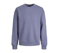 Jack & Jones Sudadera con Capucha para Hombre, Monocolor, Gris Claro, M