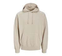 JACK & JONES Sudadera con Capucha para Hombre, Monocolor, Moonbeam, XL