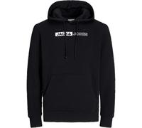 JACK & JONES Sudadera con Capucha para, Tinta Negra, M