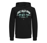 JACK & JONES Sudadera con Capucha para, Tinta Negra, M