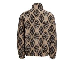 JACK & JONES Sudadera de Forro Polar para Hombre, Mocha Meringue, L