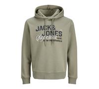 JACK & JONES Sudadera greige / negro / blanco XL greige / negro / blanco