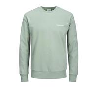 JACK & JONES Jjebradley Graphic Sweat Crew Noos Sudadera, Iceberg Green, S para Hombre