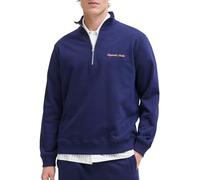 JACK & JONES Sudadera Hombre Media Cremallera Sudadera con Media Cremallera, Ocean Cavern, S