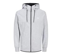 JACK & JONES Sudadera Jcoair con Capucha Noos Sweat Zip Hood, Gris Claro. Detalles: Nuevo Lgm, XS para Hombre