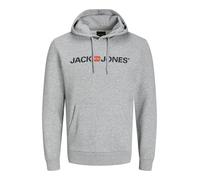JACK & JONES Sudadera 'JJECorp' gris claro / mandarina / negro XXL EUR