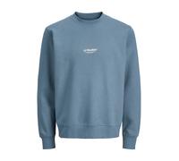 JACK & JONES JJESOHO Sudadera para Hombre con Cuello Redondo, Corte Relajado, Blue Mirage., XL