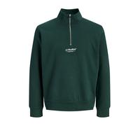Verde Hombres Organic/Cotton/Organic/Cotton/Recycled/Polyester Sudadera Con Media Cremallera Estampado XS EU