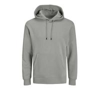 JACK & JONES Sudadera con Capucha para Hombre Jjestar Basic Sweat Hood Noos, Ultimate Grey, XS