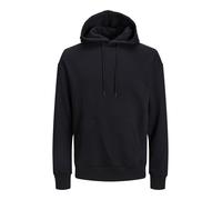 JACK & JONES Sudadera con Capucha para Hombre, Monocolor, Negro, L