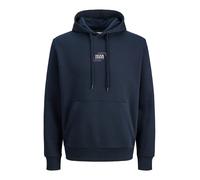 JACK & JONES Sudadera navy / blanco L navy / blanco