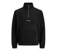 JACK & JONES Sudadera negro / blanco M negro / blanco