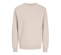 Jack & Jones Sudadera para Hombre Jjecharge Crew Neck Noos, Moonbeam, M