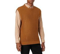 JACK & JONES Sudadera sin Mangas de Punto Grueso y Cuello Redondo para Hombre JJENICK Warm Sweater, Color:Marrón, Talla Sudadera:M